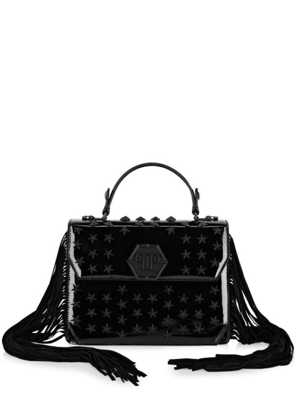 19903672_50382390_1000.jpg Philipp Plein Superheroin patent-leather bag