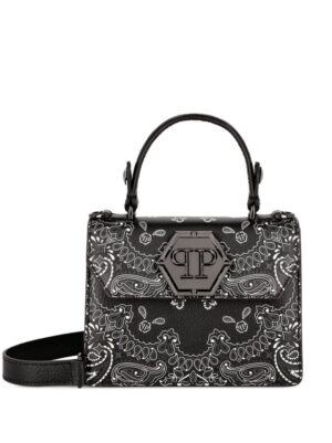 19904464_50102480_1000.jpg Philipp Plein Superheroine paisley leather bag