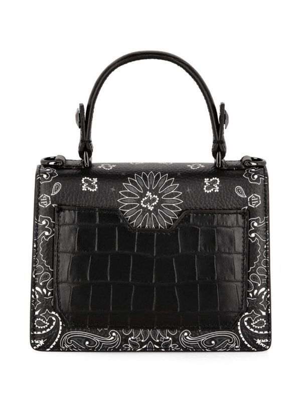 19904464_50102503_1000.jpg Philipp Plein Superheroine paisley leather bag