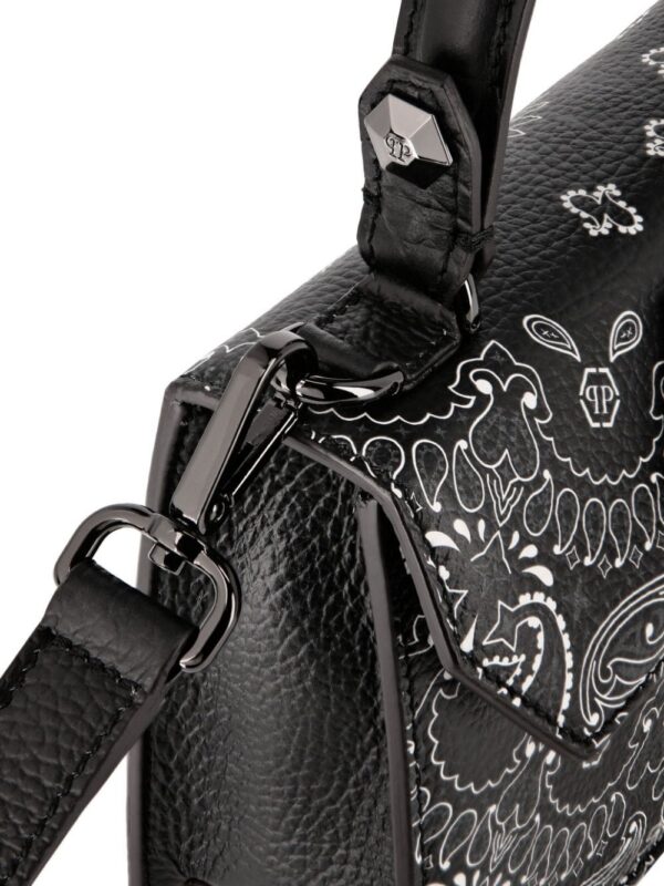 19904464_50102504_1000.jpg Philipp Plein Superheroine paisley leather bag