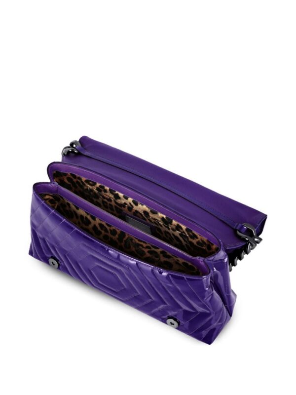 Philipp Plein Stones patent-leather shoulder bag