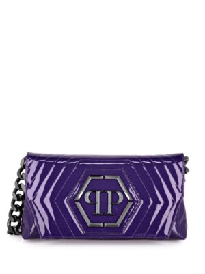 19905456_50102069_1000.jpg Philipp Plein Stones patent-leather shoulder bag