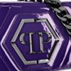 Philipp Plein Stones patent-leather shoulder bag
