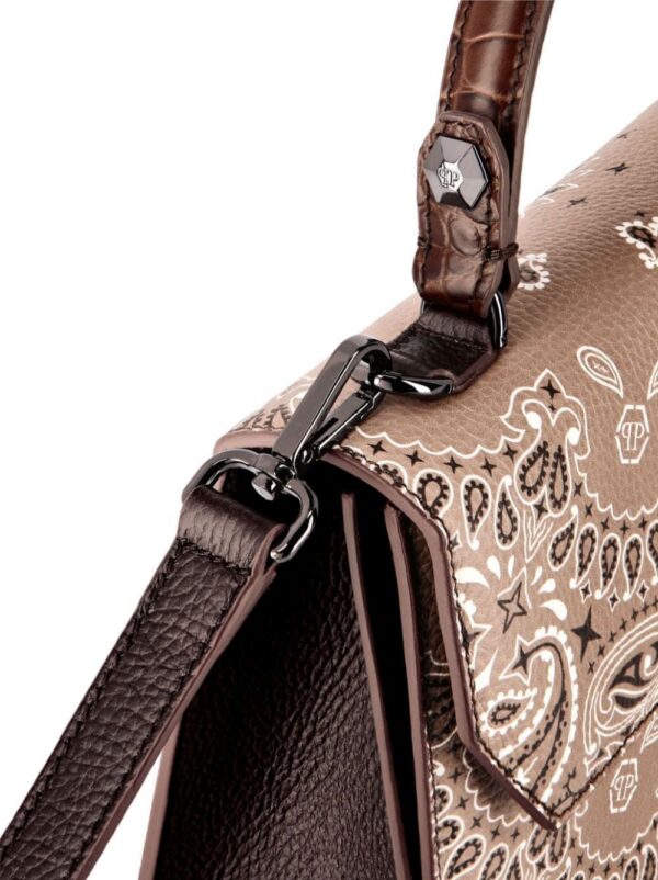 19905465_50102405_1000.jpg Philipp Plein Superheroine paisley leather bag