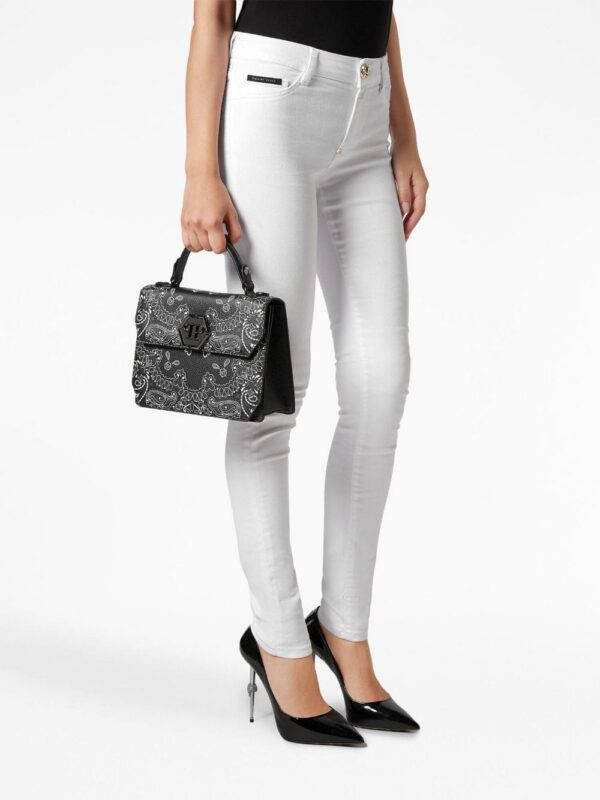 19905467_50382563_1000.jpg Philipp Plein medium Superheroin paisley leather bag