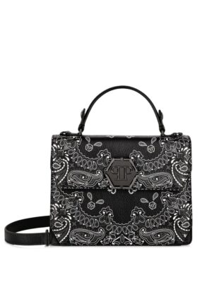 19905467_50382565_1000.jpg Philipp Plein medium Superheroin paisley leather bag