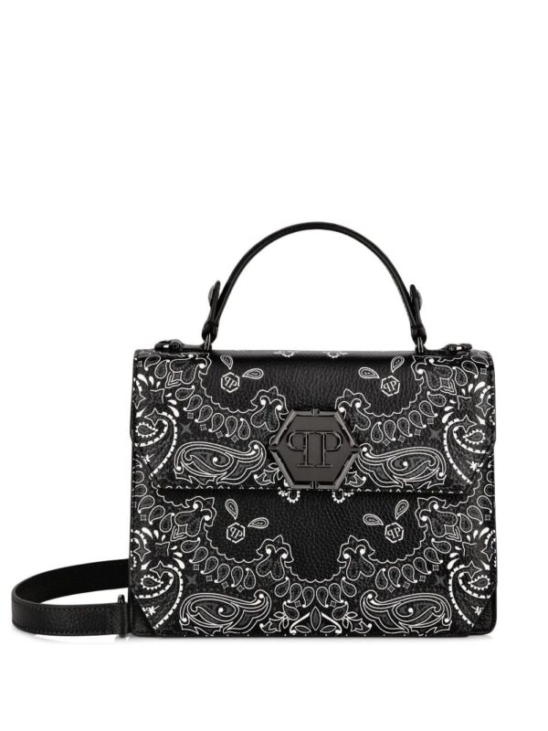 19905467_50382565_1000.jpg Philipp Plein medium Superheroin paisley leather bag