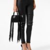 19905473_50102997_1000.jpg Philipp Plein Small Superheroine Fringe suede bag