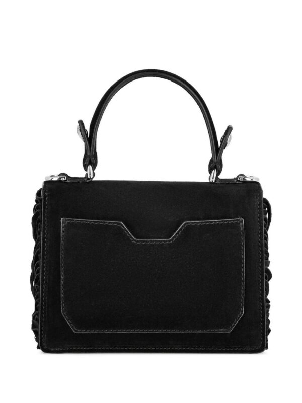 19905473_50103007_1000.jpg Philipp Plein Small Superheroine Fringe suede bag