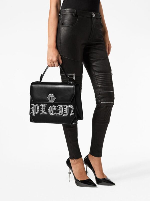 19905831_50102661_1000.jpg Philipp Plein Gothic Plein large leather bag