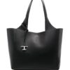 19907639_50605700_1000.jpg Tod's logo-charm leather tote bag