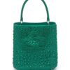 Prada small Panier crystal-embellished tote bag