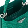 Prada small Panier crystal-embellished tote bag