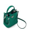 Prada small Panier crystal-embellished tote bag