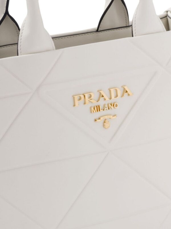 Prada small Symbole leather tote bag