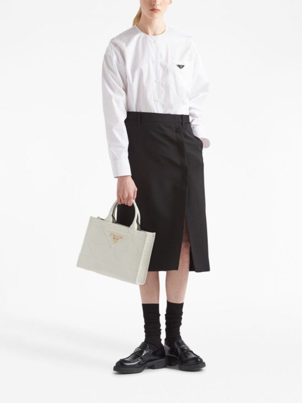 Prada small Symbole leather tote bag