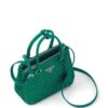 Prada Galleria crystal-embellished satin mini bag