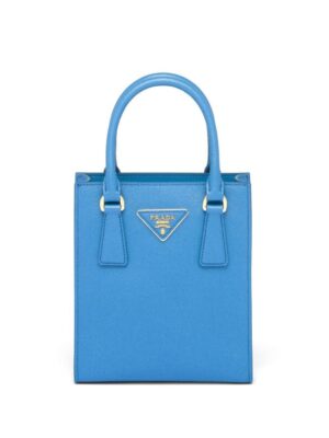 19923385_44708804_1000.jpg Prada triangle-logo Saffiano-leather tote bag