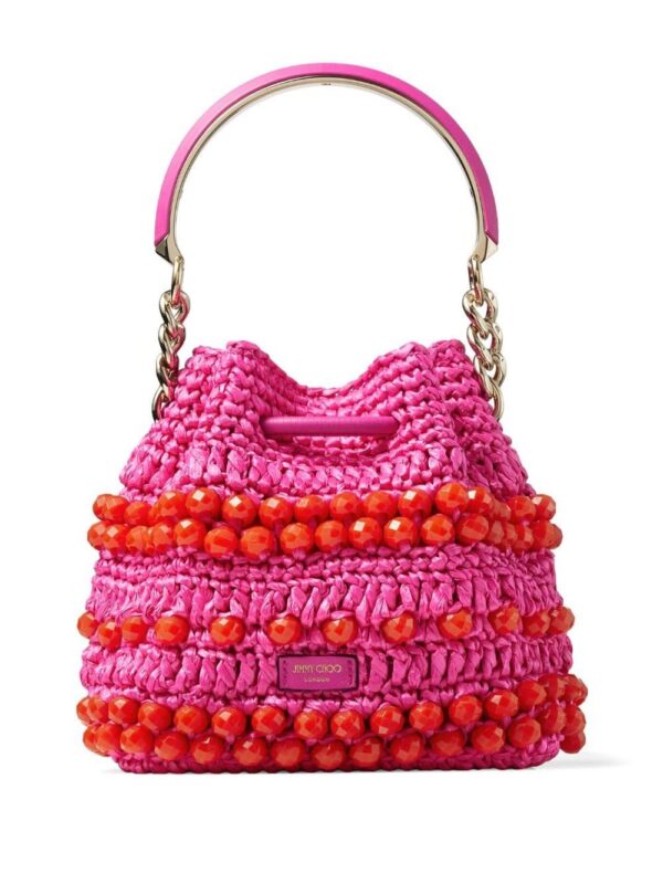 19924763_44914040_1000.jpg Jimmy Choo Bon Bon woven bucket bag