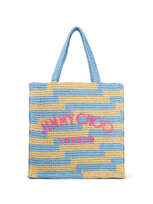 19925550_45032086_1000.jpg Jimmy Choo embroidered-logo tote bag