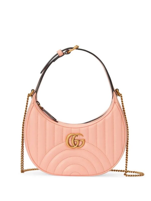 Gucci  GG Marmont half-moon shaped mini bag