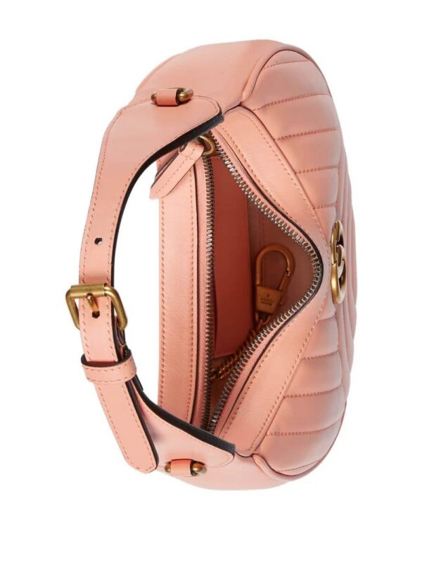 Gucci  GG Marmont half-moon shaped mini bag