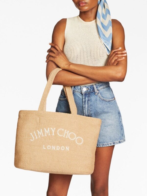 19926470_44913016_1000-1.jpg Jimmy Choo logo-print beach tote