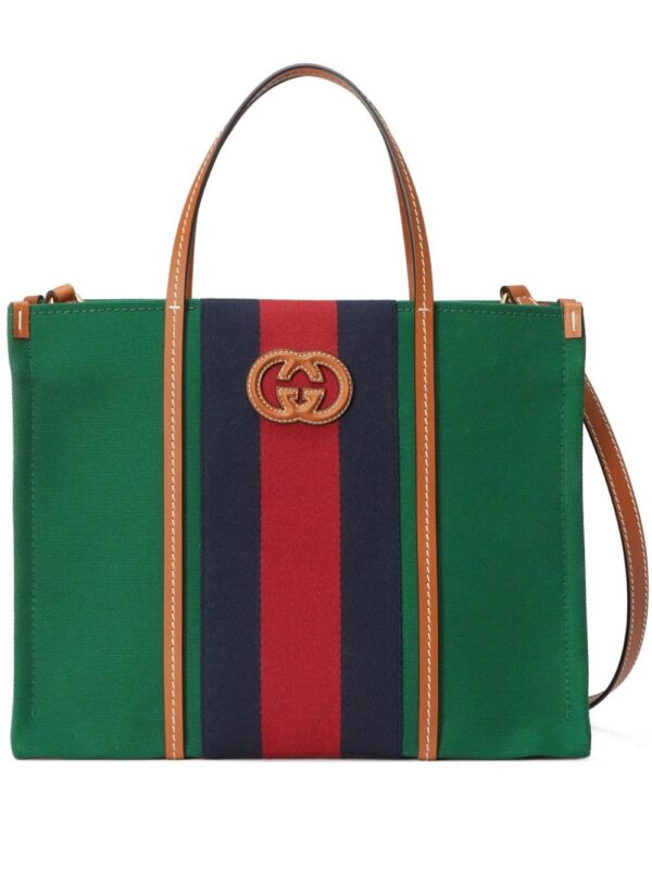 19927593_44706977_1000.jpg Gucci signature stripe-detail tote bag