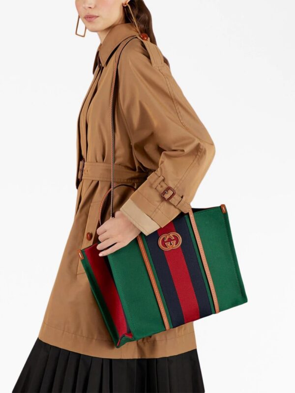 19927593_44708310_1000.jpg Gucci signature stripe-detail tote bag