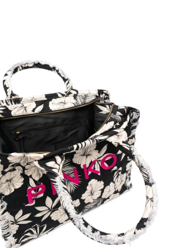 19930903_44868977_1000.jpg PINKO Beach floral-print tote bag