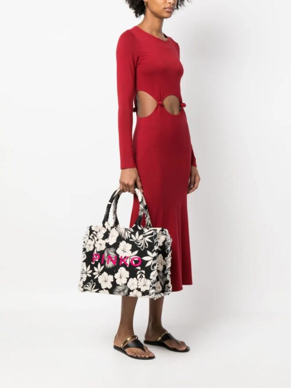 19930903_44870033_1000.jpg PINKO Beach floral-print tote bag