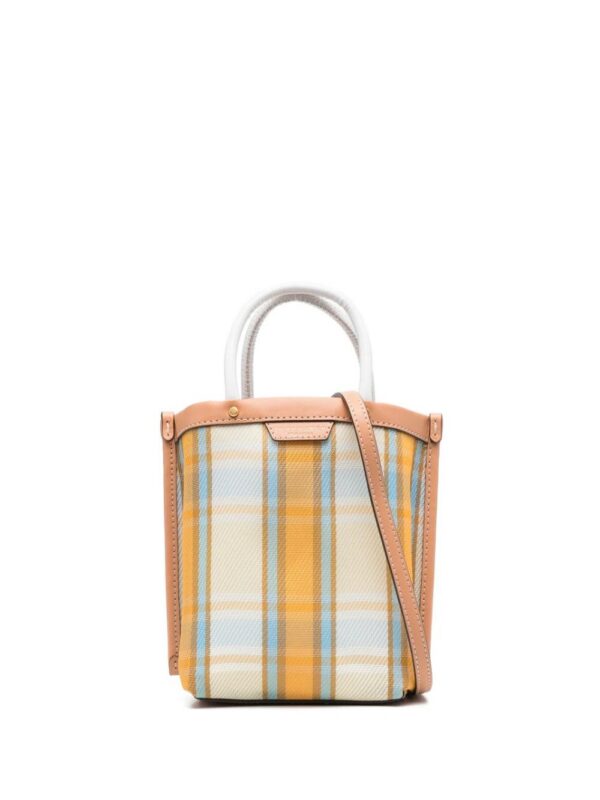 19941347_44800912_1000.jpg Tory Burch mini Perry check tote bag