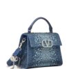 19950128_50485848_1000.jpg Valentino Garavani mini VSling rhinestone-embellished denim handbag