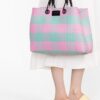 Emporio Armani check-pattern woven tote bag