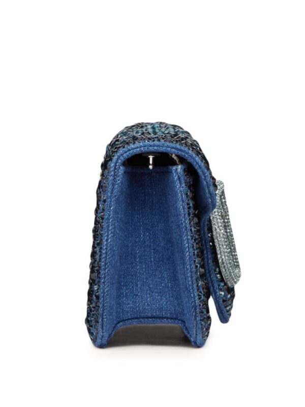 19953472_50337283_1000.jpg Valentino Garavani small Locò embellished denim shoulder bag