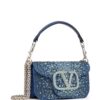 19953472_50337291_1000-1.jpg Valentino Garavani small Locò embellished denim shoulder bag
