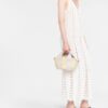 Chloé Chloé Sense small raffia tote bag