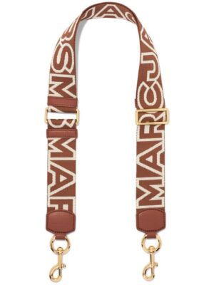 Marc Jacobs The Outline Logo Webbing strap