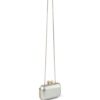 Jimmy Choo Cloud crystal-embellished metallic clutch bag