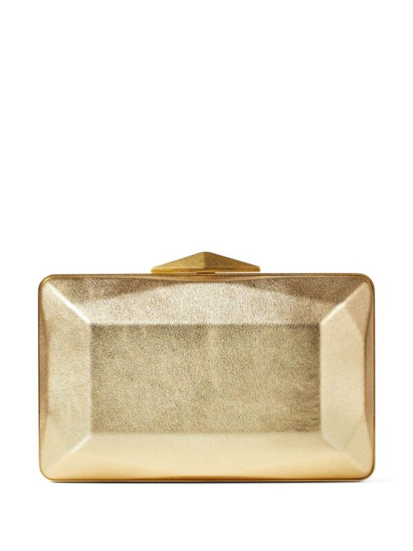 19994141_51846367_1000.jpg Jimmy Choo Diamond Box metallic-finish clutch bag