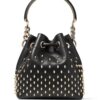 Jimmy Choo Bon Bon stud-embellished bucket bag
