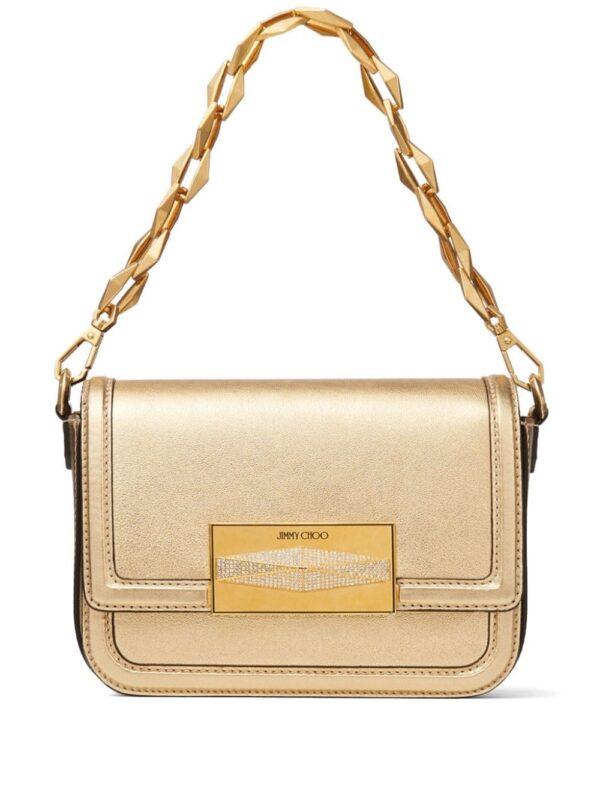 19994175_51851044_1000.jpg Jimmy Choo Diamond metallic-finish crossbody bag