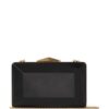 Jimmy Choo Diamond Box satin-finish clutch bag