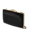 Jimmy Choo Diamond Box satin-finish clutch bag