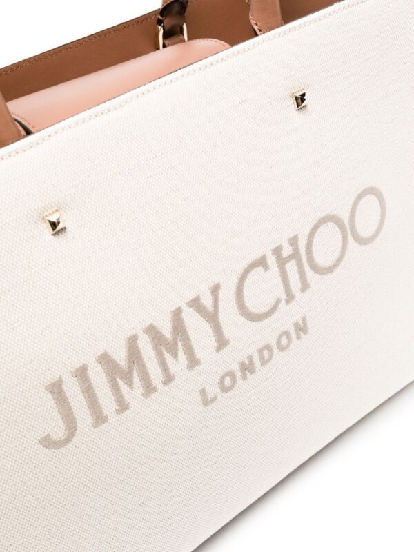 Jimmy Choo  medium Avenue canvas tote bag