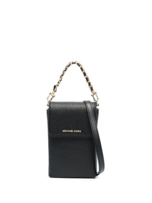 20008977_45028087_1000.jpg Michael Michael Kors logo-plaque leather cross-body bag