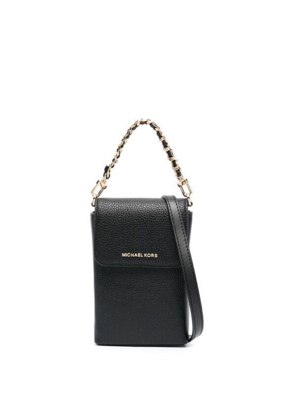 20008977_45028087_1000.jpg Michael Michael Kors logo-plaque leather cross-body bag