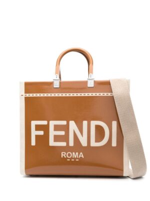 20009003_45033760_1000.jpg FENDI logo-print tote bag