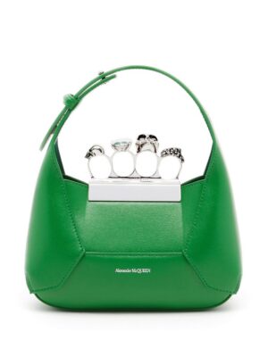 20009206_50260302_1000.jpg Alexander McQueen mini Jewelled Hobo leather bag