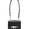 Alexander McQueen  skull-motif leather shoulder bag